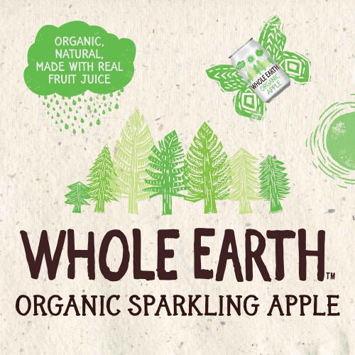 Whole Earth Refresco de Manzana, 24 x 330ml (Bio) 2