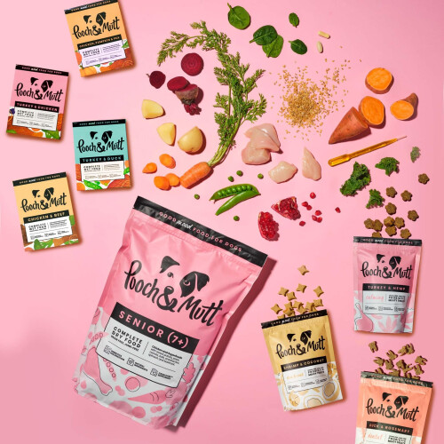 Pooch & Mutt Pooch & Mutt Senior Complete Bundle, 1.5kg Grain-Free Senior Dry Dog 1