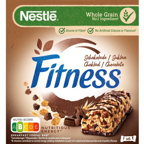 Fitness Chocolate Barritas pack de 8 x 6 (48 barritas) 2