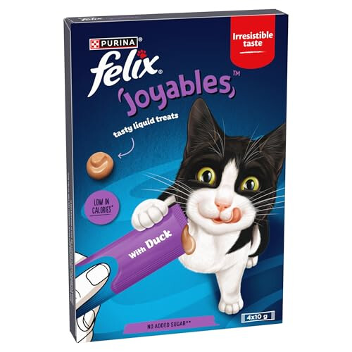 Felix FELIX Joyables Duck Liquid Cat Treat 4x10g 2