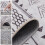 EDX imitation linen rug black white geometric 3x5 ft 4