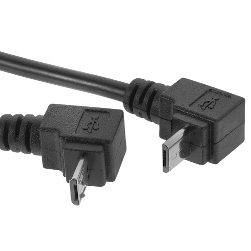 OUNONA2 τεμάχια Καλώδιο Micro USB δεξιάς γωνίας Προσαρμογέας 90 μοιρών για φόρτιση 2