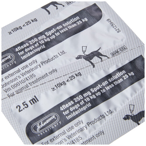 Johnson's 4Fleas Spot-On for Medium Dogs 2