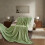 Fleece Blanket Solid Green 150 x 200 cm 5