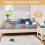 Futon japonais pliable, taille standard, gris clair 2