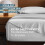 Σετ σεντονιών Twin XL, βαθιές τσέπες 22", Luxury1800 Ultra-Soft Microfiber, 3 τεμαχίων, Cloud Grey – Συμβατό 2