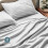 Σετ σεντονιών Twin XL, βαθιές τσέπες 22", Luxury1800 Ultra-Soft Microfiber, 3 τεμαχίων, Cloud Grey – Συμβατό 4