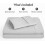 Σετ σεντονιών Twin XL, βαθιές τσέπες 22", Luxury1800 Ultra-Soft Microfiber, 3 τεμαχίων, Cloud Grey – Συμβατό 8