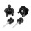 Guitar Strap Locks and Buttons Security Quick Release Straplocks Strap Retainer System Nickel (2 Pieces Pack) 3