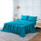 Σετ σεντόνια Queen Size, 4 τεμάχια Luxury1800Series από μικροΐνες, αντιρυτιδικά και 6