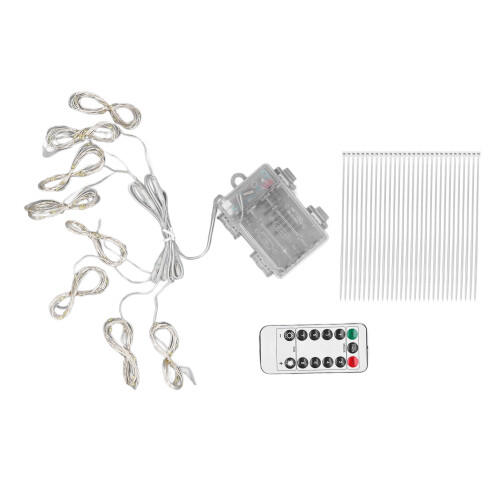 Waterproof Camping String Lights 3AA Battery Operated Warm White LED 1