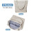 Borsa tote da donna in velluto a coste con cerniera e tasche interne. 3