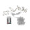 Waterproof Camping String Lights 3AA Battery Operated Warm White LED 15
