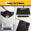 Conlun Cat Litter Mat Waterproof,Honeycomb Double Layer Design, Urine 7