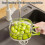 2-in-1 Salad Container with Strainer & Foldable Handle 4