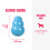 KONG KONG Puppy - Stuffable Teething Chew Toy for Dogs - Natural Rubber 4