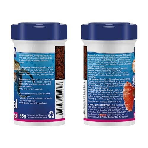 King British – Tropical Mini Pellets 55g – Multi-Vitamin Complete 1