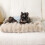 Bingopaw BingoPaw Dog Bed Medium Washable：Calming Crate Mattress with 7