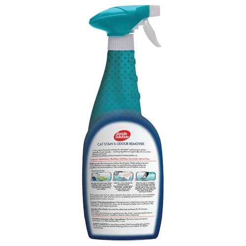Simple Solution Cat Stain and Odour Remover, Enzymatic Cleaner with 1