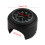 Universal Waterproof Motorcycle Handlebar Meter Thermometer for 22mm-25.4mm (7/8"-1") Handlebars, Silver Shell & White Dial 7