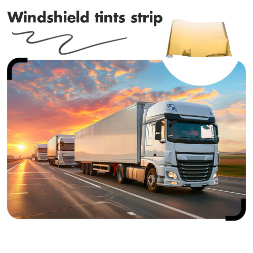 Película para Vidro Automotivo para Proteção Solar e Privacidade ao Dirigir 98,43 x 7,87 x 0,02 polegadas 2