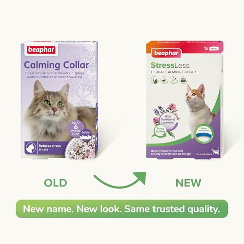 Beaphar Beaphar – StressLess Herbal Calming Collar for Cats – Reduces Stress 1