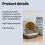 by Amazon Clumping Unscented Cat Litter with Active Carbon 10L (Pack 2