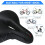 Selim de bicicleta extra largo e confortável, com almofada macia e acolchoada em gel para mountain bike e bicicleta elétrica. 4