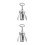 2pcs Premium Wing Corkscrew Silver Wine Bottle Opener Upgrade Bottle Corkscrew 3