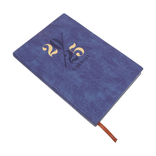 5Pcs Elegant Dark Blue Daily Planner Book with Writing Pages 1