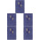5Pcs Elegant Dark Blue Daily Planner Book with Writing Pages 8