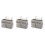 3Pcs Bed Hanging Organizer Basket with Multi-Pocket Design Light Grey 5