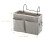 3Pcs Bed Hanging Organizer Basket with Multi-Pocket Design Light Grey 11
