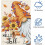 Hello Fall hageflagg 68x102 cm dobbeltsidig polyester 5