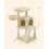 FEANDREA Feandrea Cat Tree Tower, Widened Perch for Large Cats, Beige PCT51MV1 6