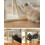 FEANDREA Feandrea Cat Tree Tower, Widened Perch for Large Cats, Beige PCT51MV1 7