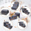 Pawchop Dog Steps for Sofa, Foldable Pet Steps with Storage Box, 5