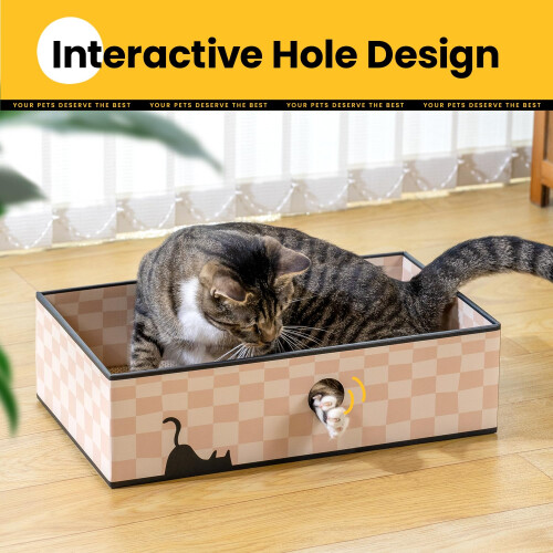 Conlun 5-Pack Cat Scratching Boards with Box, Large Reversible 2