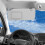 Driver Side Sun Visor - Left Hand Car Sunshade for Glare Reduction & UV Blocking 3
