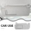 Driver Side Sun Visor - Left Hand Car Sunshade for Glare Reduction & UV Blocking 4