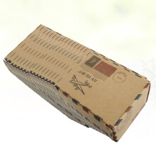 40 boîtes aux lettres en papier kraft brun clair, idéales pour le rangement, les cadeaux, les loisirs créatifs et les fêtes.