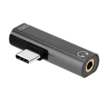 2-in-1 USB C Type-C naar 3,5 mm jack AUX oortelefoon audio-adapter GX oplader K0X2