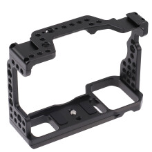 Gabbia per fotocamera compatibile con fotocamere mirrorless Sony A7M3, A7R3, A9 – Lega di alluminio, attacco a slitta da 1/4" e 3/8".