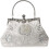 Γυναικεία τσάντα clutch vintage με χάντρες και λουλούδια, 1 τεμάχιο 1