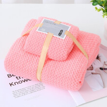 Ensemble de 2 serviettes de bain en polaire corail, douces et absorbantes, pour adultes et enfants, toutes saisons – Compatibles avec la serviette