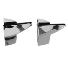 2pcs Glass Brackets Glass Shelf Fixed Clamp Bathroom Glass Fixing Support For Displaying