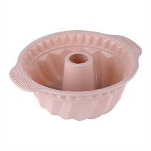 Moule à gâteau Bundt antiadhésif rose ACDANC, 12 tasses