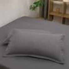 Taies d'oreiller en lin, format king size, 51 x 76 cm, fermeture portefeuille, housses d'oreiller standard, protège-oreiller doux et respirant -