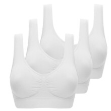 Sutiene sport pentru yoga, pachet de 3 buc., pentru femei, lenjerie intimă, fără cusături, pentru exterior, fitness, S-3XL