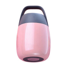 Tarro térmico de acero inoxidable de 450 ml, recipiente portátil para sopas/gachas, aislamiento al vacío que mantiene los alimentos